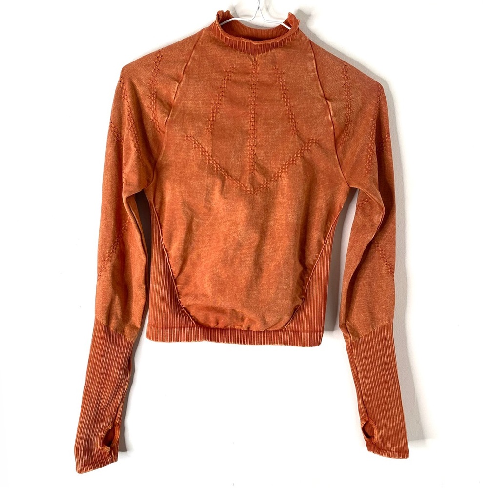 FP Movement by Free People Good Karma High-Neck Layer Top NWOT